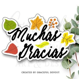 Muchas Gracias- 2" (inches) (48ct.)  [GD21-48]